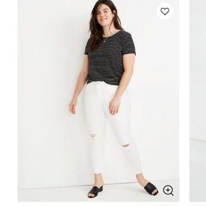 NWT Madewell 9" Mid-Rise Skinny Crop Jeans